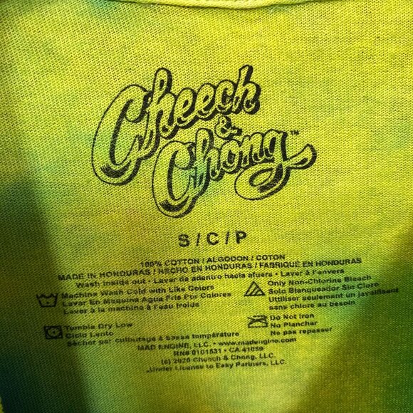 Cheech & Chong Graphic Print Tie Dye T-Shirt Small - Picture 4 of 4